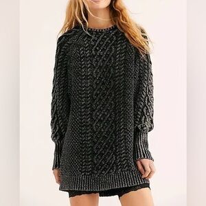 Free People On Boat Cable Knit Sweater